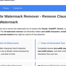 Claude Watermark