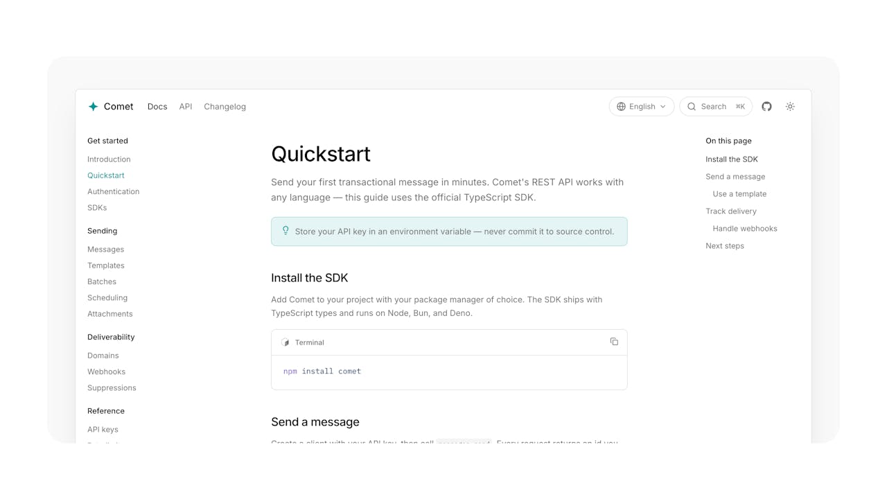 Blume homepage screenshot