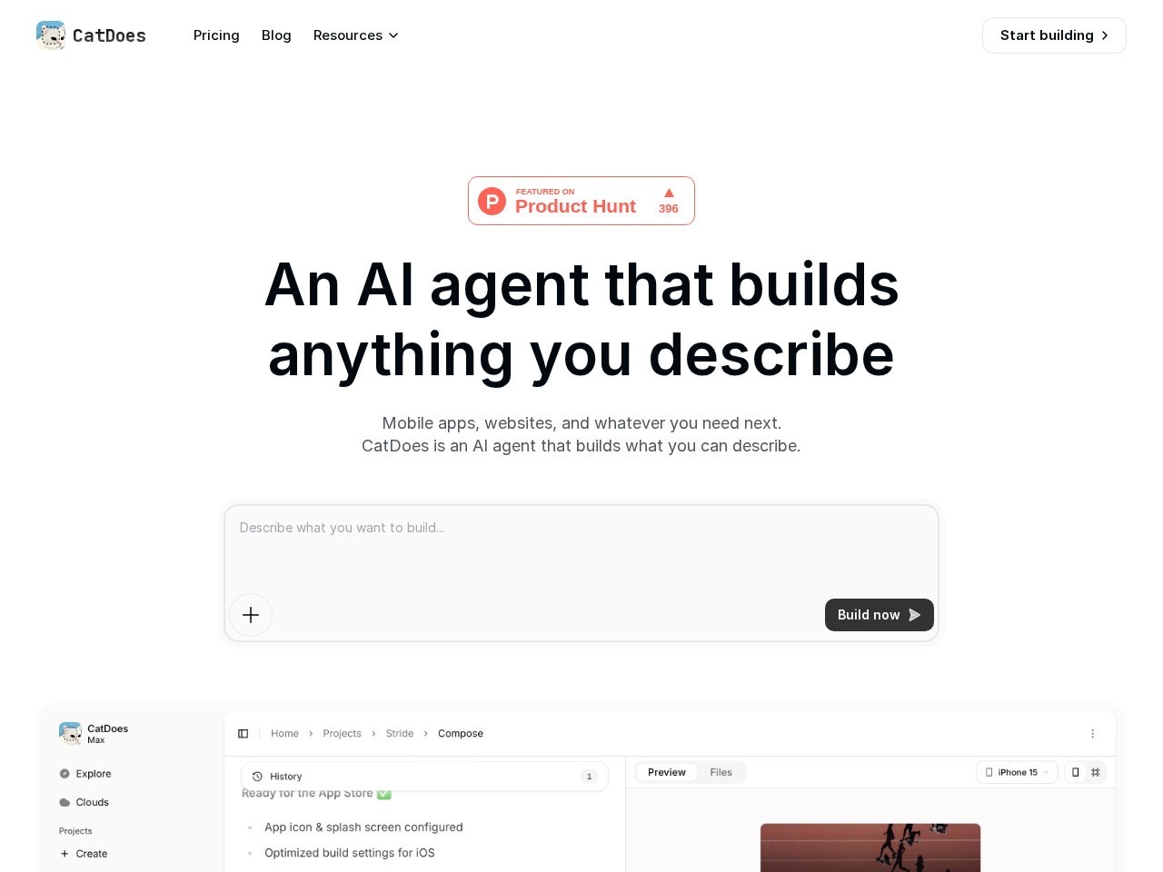 CatDoes v4 homepage screenshot