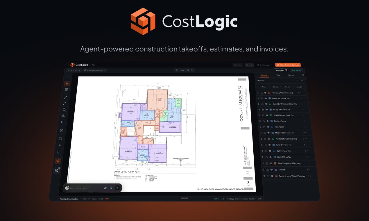 CostLogic homepage screenshot