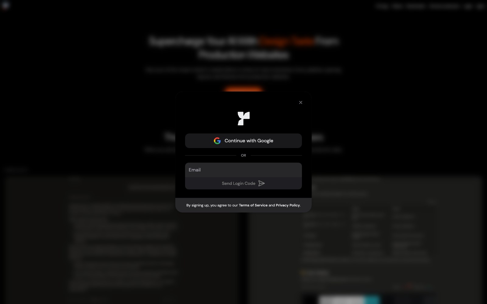Fudge MCP homepage screenshot