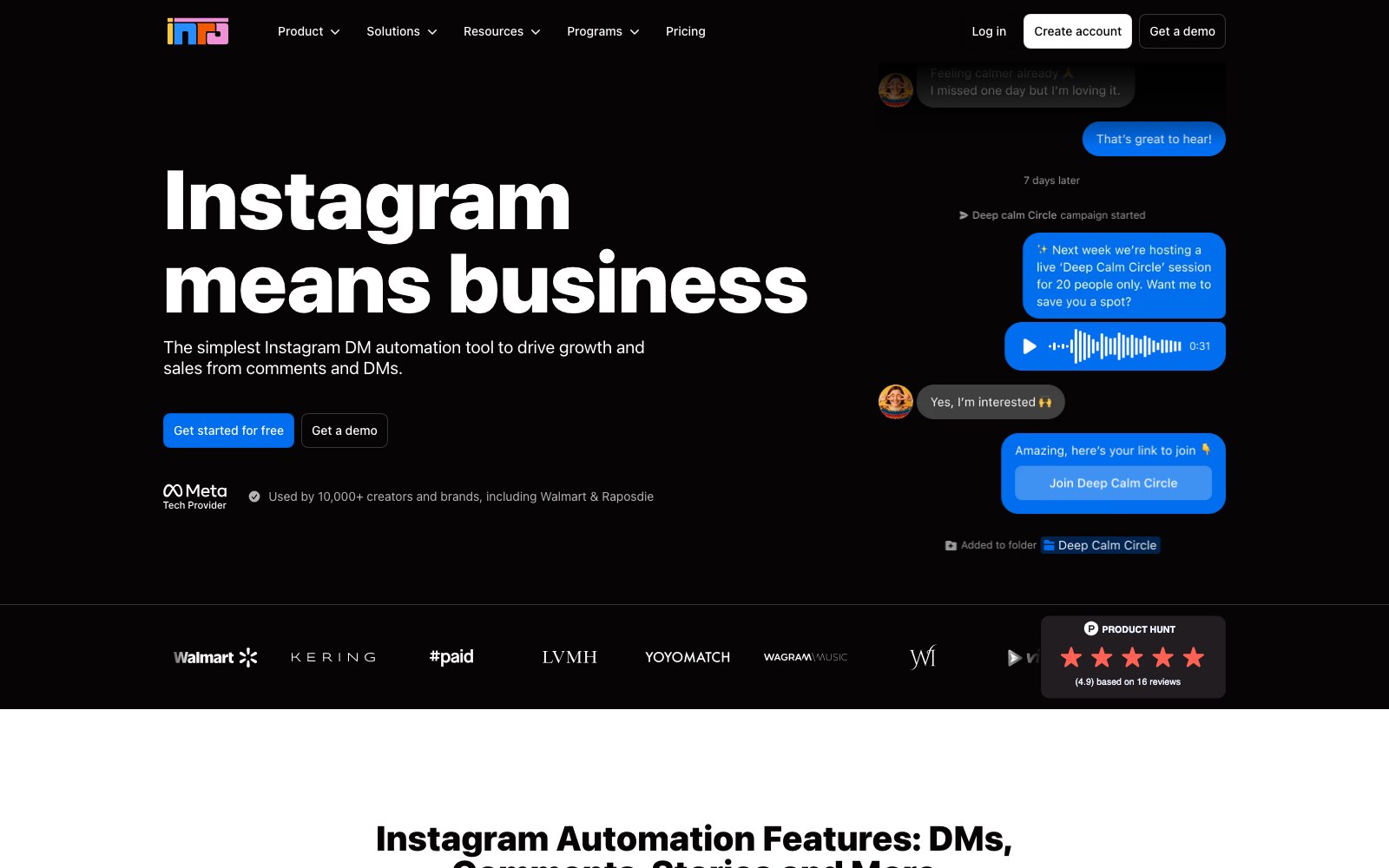 Inro AI homepage screenshot