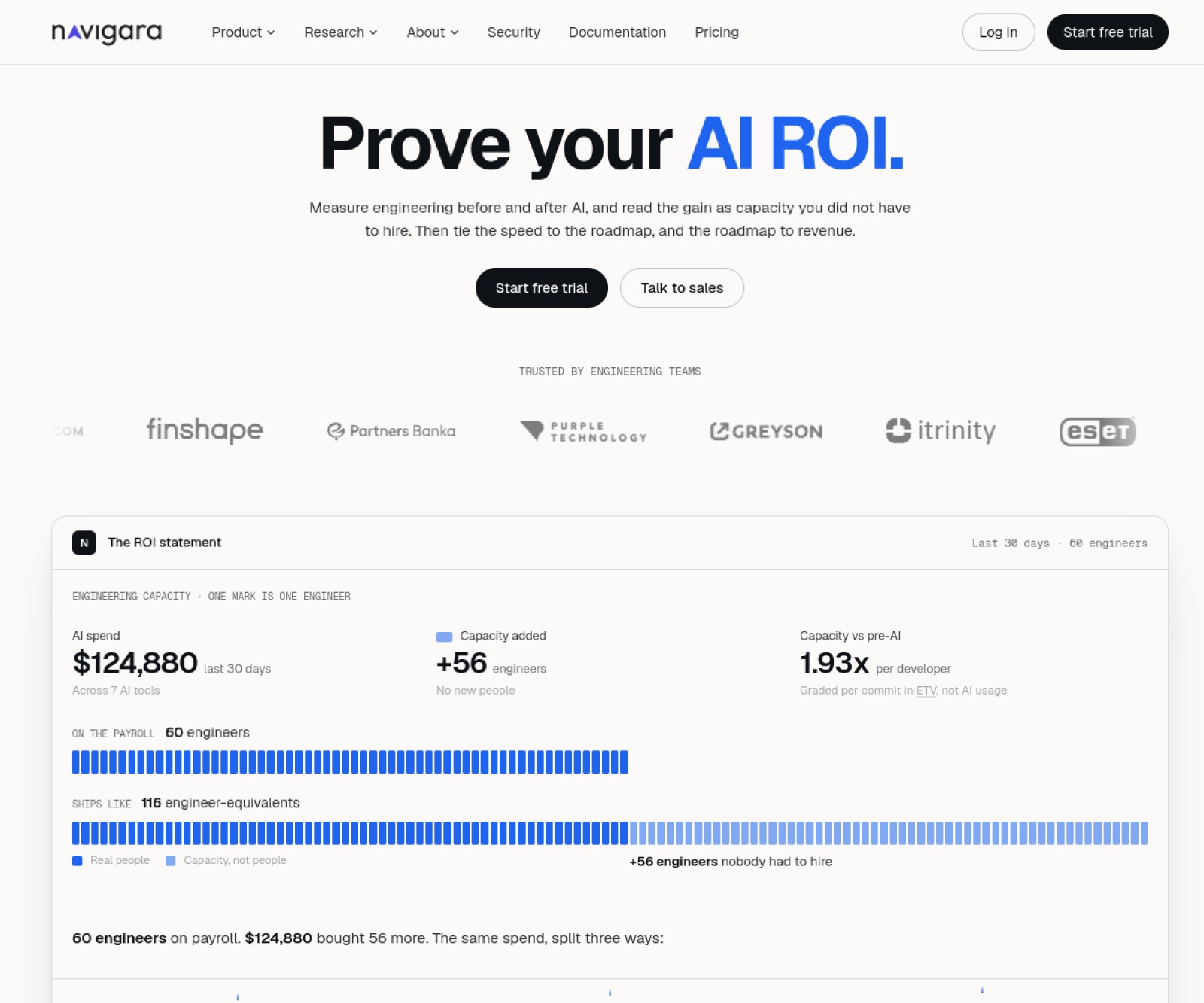 Navigara homepage screenshot