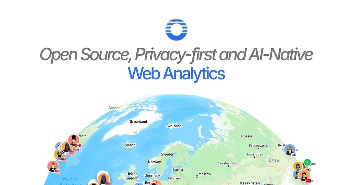 Open Analytics homepage screenshot