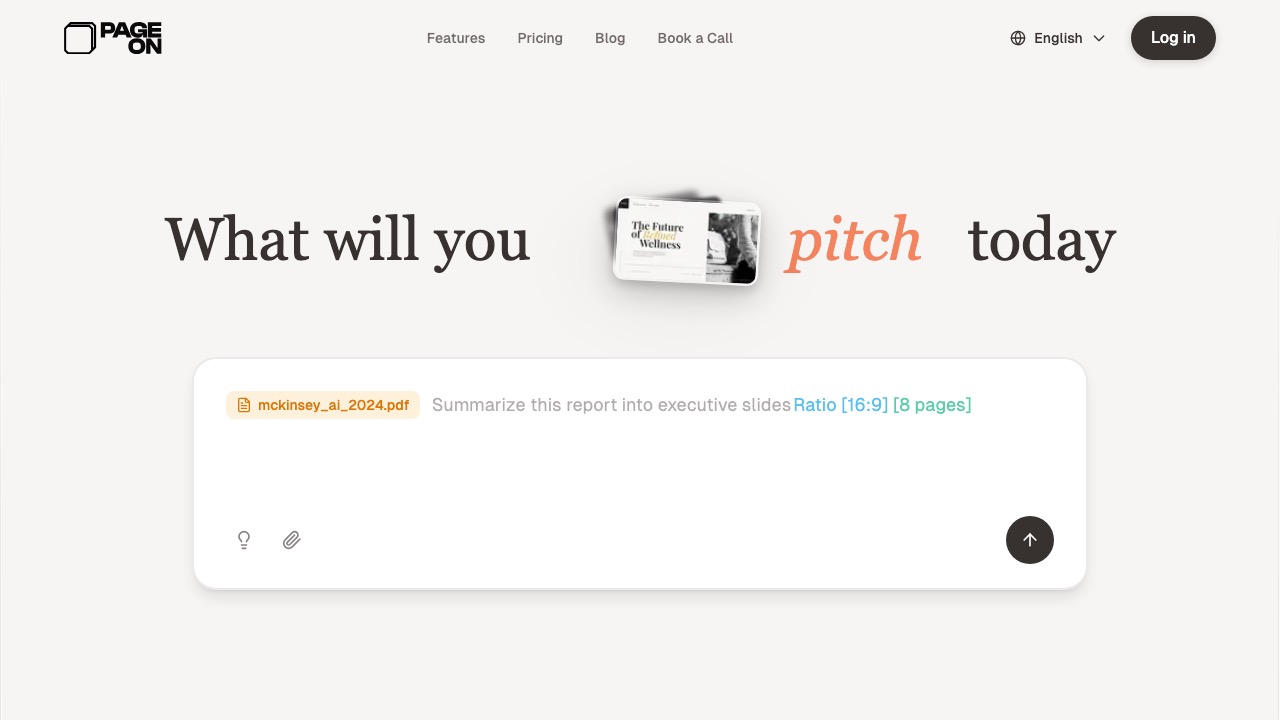 PageOn.ai homepage screenshot