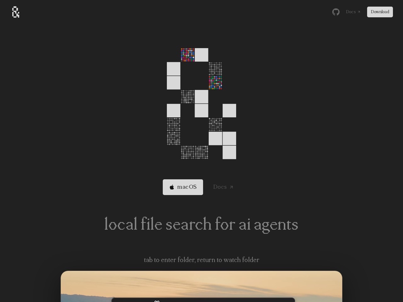 Reference homepage screenshot