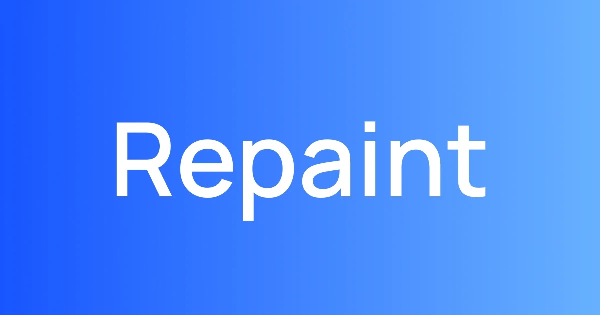 Repaint homepage screenshot