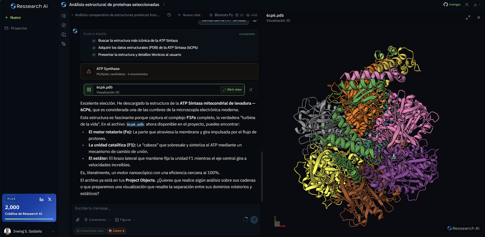 Ressearch AI homepage screenshot