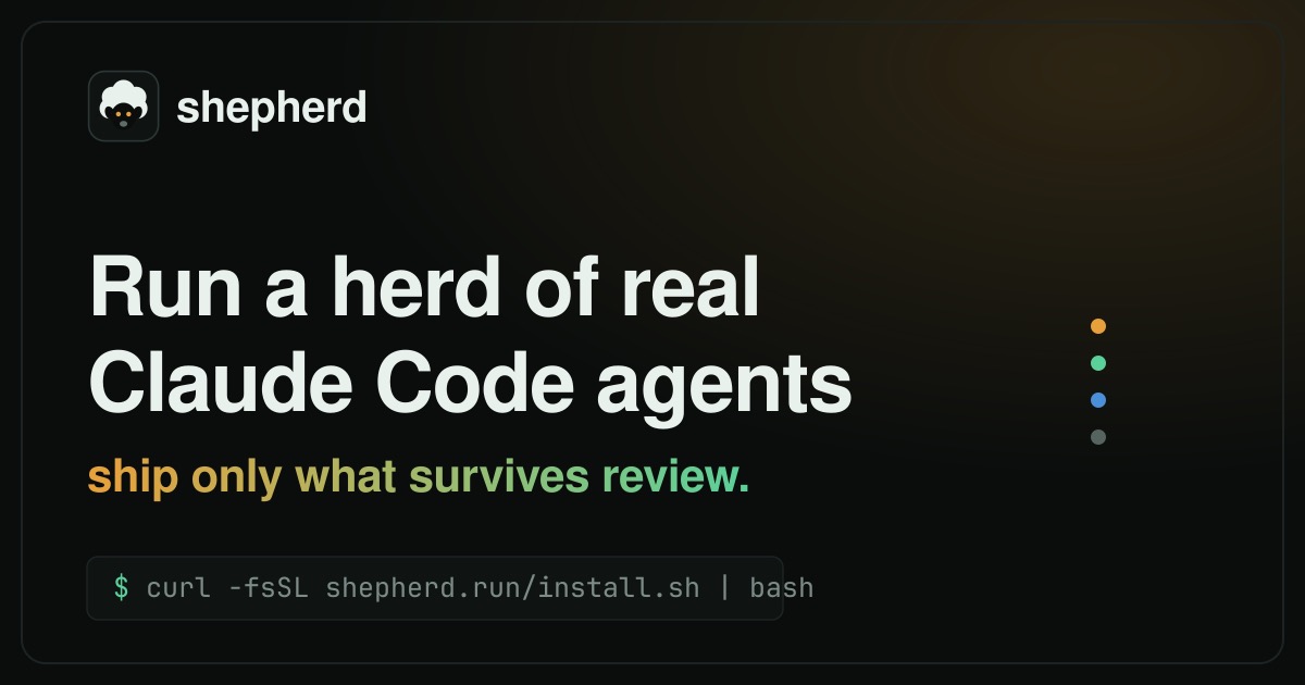 Shepherd Terminal homepage screenshot